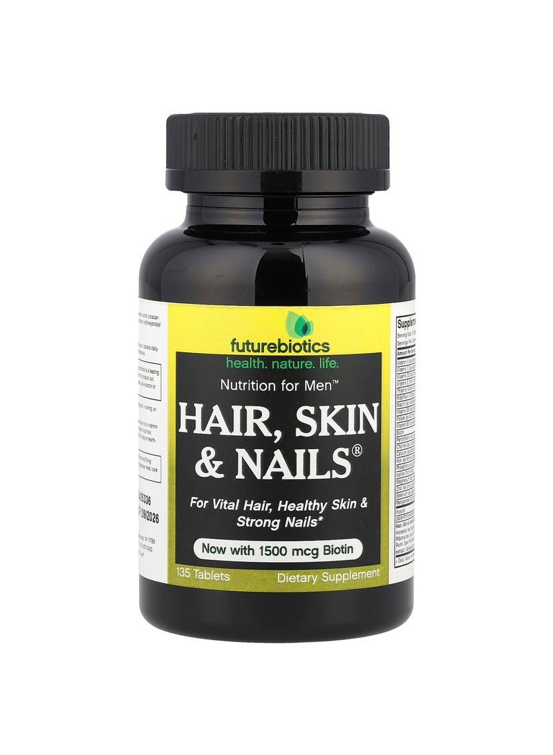 Nutrition For Men™, Hair, Skin & Nails®, 135 Tablets